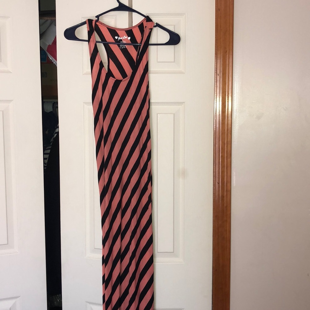 Striped Long Dress